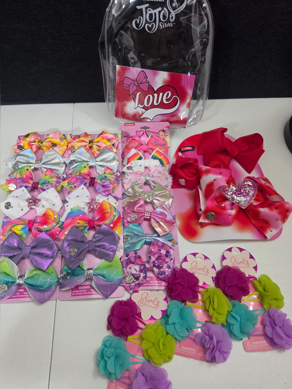 JoJo Siwa Assorted Girls Hair Bows & Clips